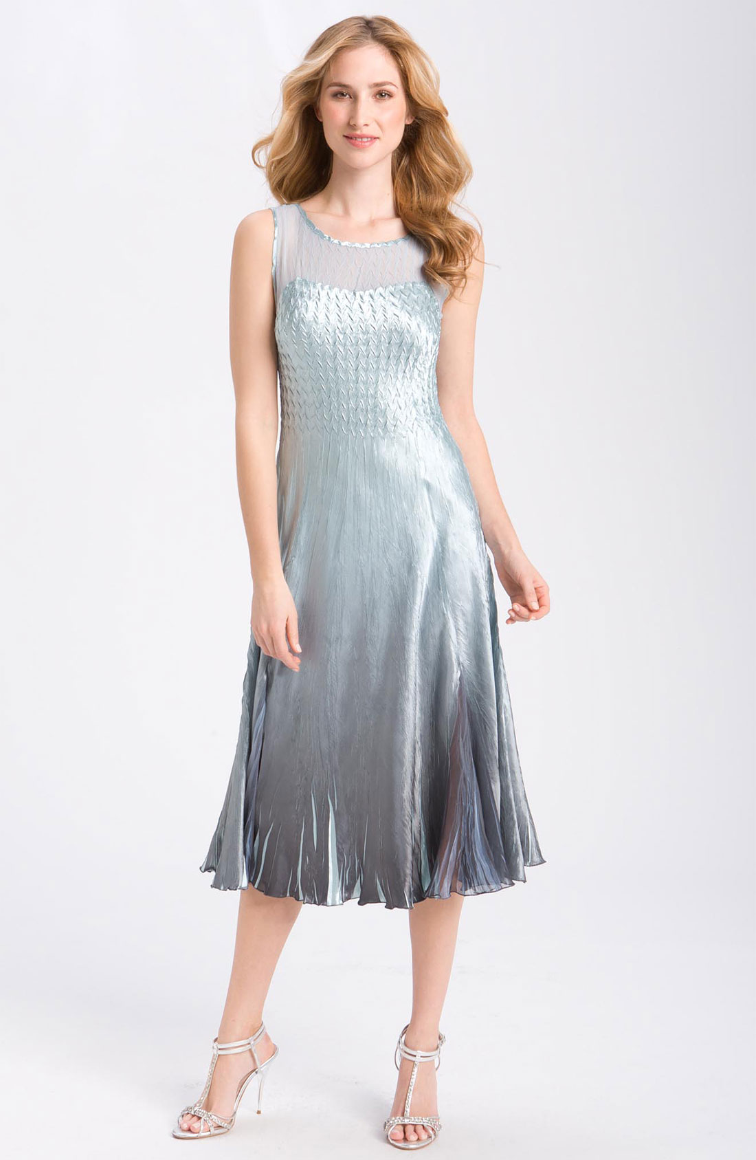 Komarov Sleeveless Chiffon Dress & Jacket Sz XL eBay