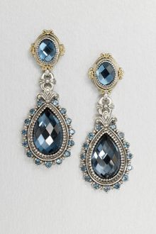 Konstantino Semiprecious Multistone Sterling Silver 18k Gold Teardrop Earrings - Lyst