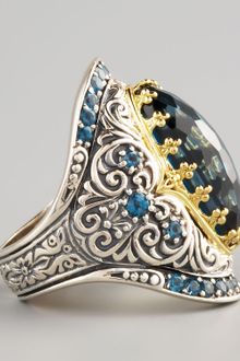 Konstantino London Blue Topaz Ring - Lyst