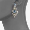 Konstantino Semiprecious Multistone Chandelier Earrings in Blue (silver) - Lyst