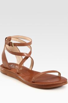 Kors By Michael Kors Rosemary Leather Sandals - Lyst