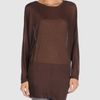 L'agence Long Sleeve Tshirt in Brown (grey) - Lyst