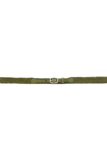 Linea Pelle Braided Skinny University Belt Lime - Lyst