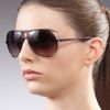 Marc By Marc Jacobs Aviator Sunglasses in Gold (gunmetal) - Lyst