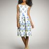 Oscar De La Renta Poppyprint Dress in Multicolor (multi) - Lyst