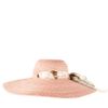 Paul Smith Paul Smith Straw Sun Hat with Dandelion Silk Tie in Black - Lyst