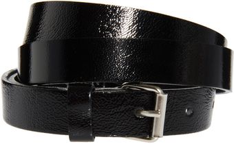  Peter Jensen Patent Stamped Leather Belt 