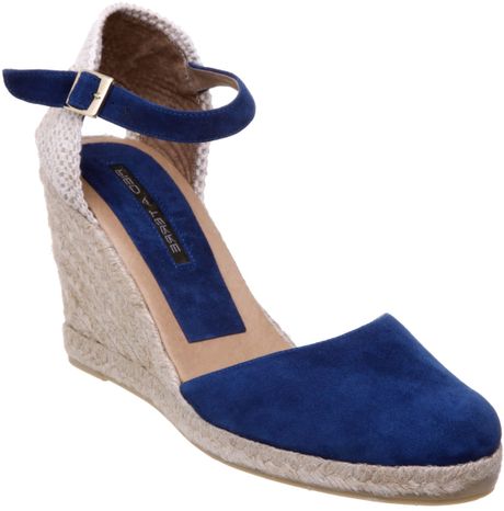 espadrilles pied terre ankle iris tie lyst fullscreen