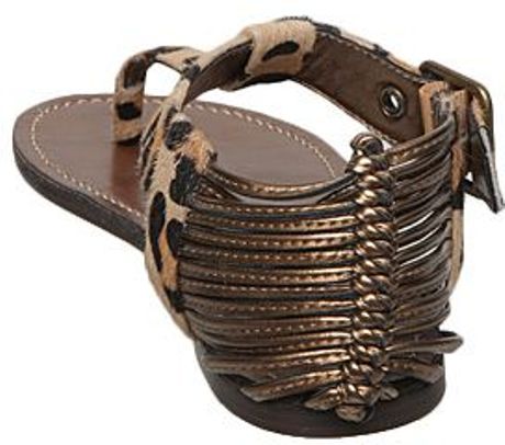 steve madden cheetah flat sandals