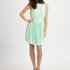 Tibi Sleeveless Pleated Dress in Green (mint) - Lyst