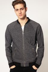 Asos Asos Baseball Cardigan with Twisted Yarn