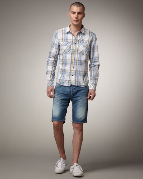 denim shorts zara man