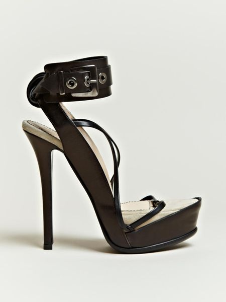 Haider Ackermann Women39s Buckle Iggy Stilettos in Black - Lyst