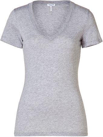  Heather Grey Vneck Tee 