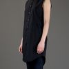 Acne Sleeveless Shirt Dress in Black - Lyst