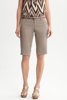 Banana Republic Cotton Sateen Bermuda - Lyst