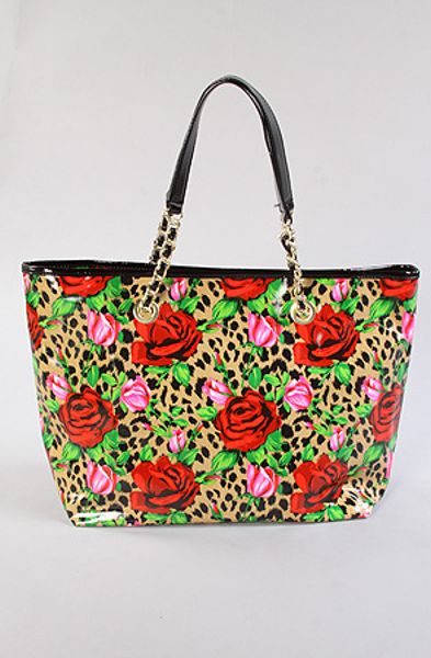 betsey johnson large tote bags