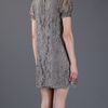 Dolce & Gabbana Lace Dress in Gray - Lyst