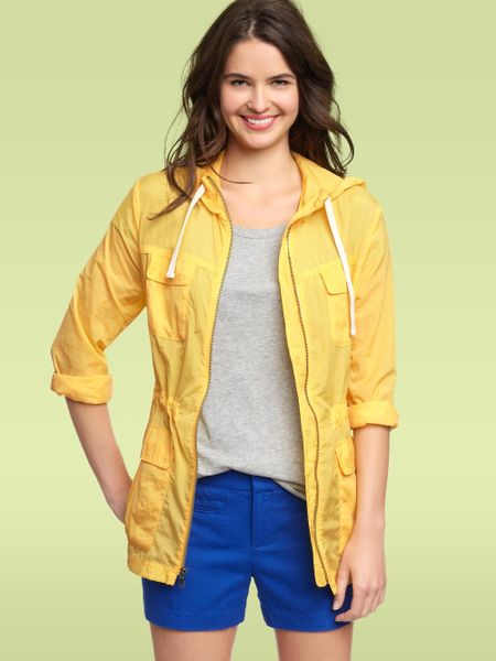 yellow parka jacket womens