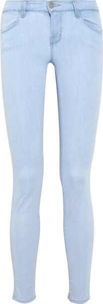 J Brand Lowrise Skinny Jeans in Blue - Lyst