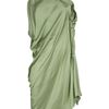 Lanvin Asymmetrical Dress in Green - Lyst