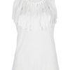 Lanvin Tassled Top in White - Lyst