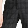 Oscar De La Renta Plaid Flannel Trousers in Black - Lyst