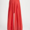Rachel Zoe Delfina Silk Chiffon Pants in Red (poppy) - Lyst
