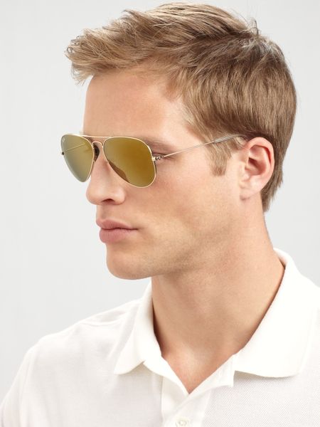 Gold Mirror Rayban