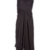 Rick Owens Draped Dress in Brown - Lyst
