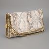 Stella Mccartney Falbo Eco Snake Bag in Beige (snake) - Lyst