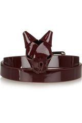 3.1 Phillip Lim Fox Origami Patentleather Waist Belt