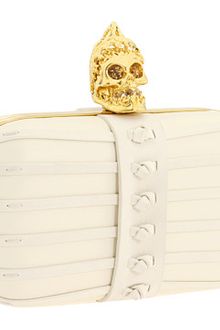 Alexander McQueen Jaw Skull Clutch - Lyst