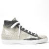 Alexander Mcqueen Alexander Mcqueen Mens Python Skin High Top in Gray for Men (grey) - Lyst