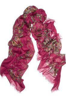 Alexander McQueen Paisley Print Modal and Cashmereblend Scarf - Lyst