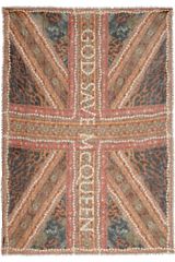 Alexander McQueen God Save Mcqueen Printed Modalblend Scarf