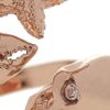 Alexander Mcqueen Swarovski Crystal Skull and Claw Ring in Gold (rose) - Lyst