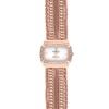 Anne Klein Rose Gold Tone Multichain Bracelet 10 in Pink (rose) - Lyst