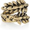 Aurelie Bidermann Demeter Braided 18karat Goldplated Ring in Gold - Lyst