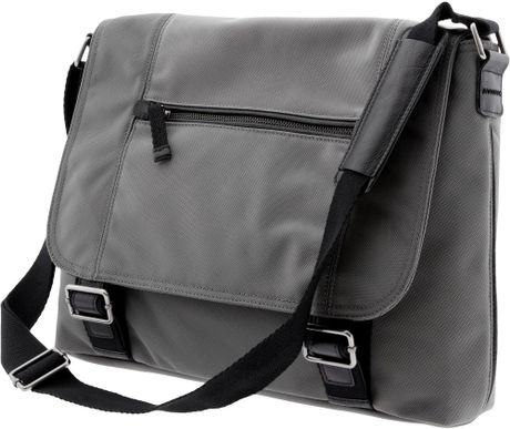 grey messenger bag mens