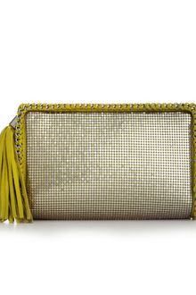BCBGMAXAZRIA Raven Chain Mesh Clutch - Lyst