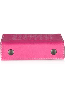 Bottega Veneta Intrecciato Leather Cosmetics Box Case - Lyst