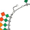 Bottega Veneta Enameled Oxidized Silver Necklace in Silver - Lyst