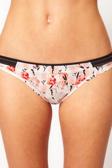 Calvin Klein Calvin Klein Brief with Floral Contrast Detail - Lyst