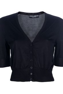 Dolce & Gabbana Cropped Cardigan - Lyst