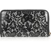 Dolce & Gabbana Pvccoated Lace and Leather Wallet in Black - Lyst
