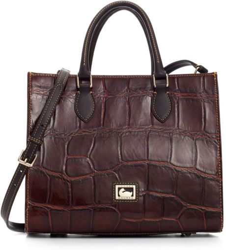 dooney croco satchel