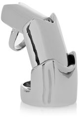 Eddie Borgo Hinged Silverplated Ring