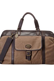 Fossil Estate Waxed Canvas Duffle Bag - Lyst