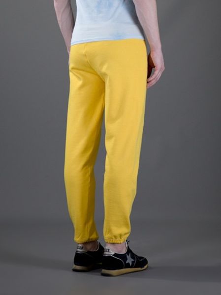 yellow free city sweatpants